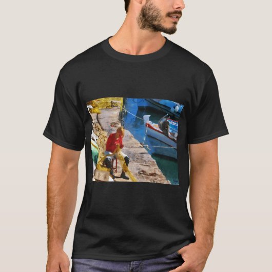 ドラマチックな崖 Tシャツ (正面)