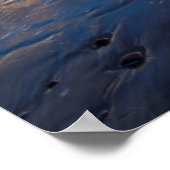 ドラマチックな海の景色,夕日, CA ポスター (角)