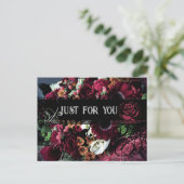 ドラマチックな花のカード シーズンポストカード (スタンド正面)