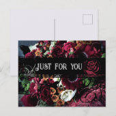 ドラマチックな花のカード シーズンポストカード (正面/裏面)