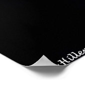 ドラマチックな黄褐色のデイリリーのポスター ポスター (角)