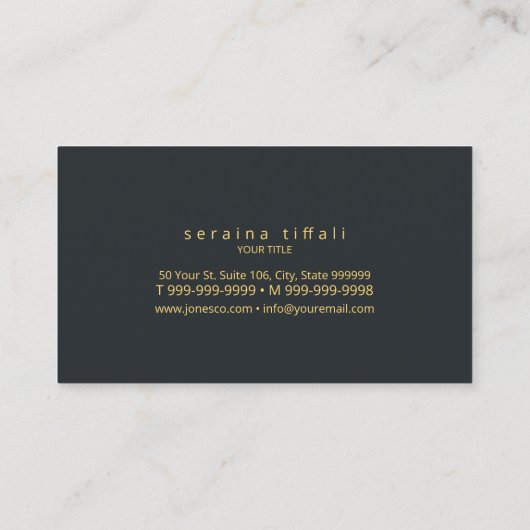 ドラマチックアールデコメイクアップアーティストMagenta ID1036 名刺 (裏面)