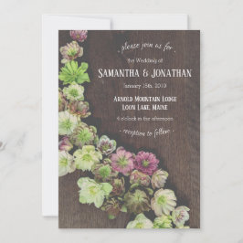 ドラマチックガーデンヘレボア結婚式招待状 招待状