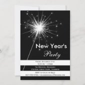 ドラマチックスパークラー除夜パーティの招待状 招待状 (正面)