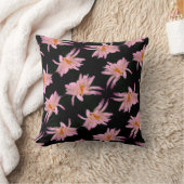 ドラマチックデイジー花柄 クッション (ブランケット)