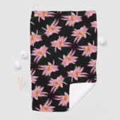 ドラマチックデイジー花柄 ゴルフタオル (インサイチュ)