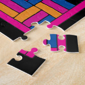 ドラマチック伝統的キルトサンプラージグソーパズル ジグソーパズル (側面)