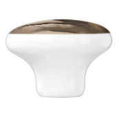 ドラマチック古代ローマ皇帝マーブル顔アイボリー セラミックノブ (側面)