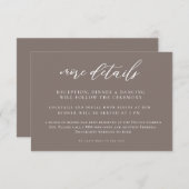 ドラマチック結婚な書道の囲いカード 招待状 (正面/裏面)