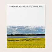 ドラマチック美しい空白のグリーティングカード (外部フラット)