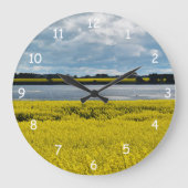 ドラマチック・ストリーサム美しい ラージ壁時計 (正面)