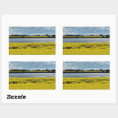 ドラマチック・ストリーサム美しい 長方形シール (シート)