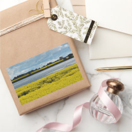 ドラマチック・ストリーサム美しい 長方形シール