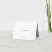 ドラマチック·ブラック·アンド·ホワイト·オーキッド·サンキューカード サンキューカード (裏面)