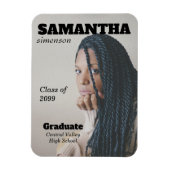 ドラマチック・マガジン風卒業式 マグネット (縦)