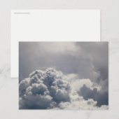ドラマティックな嵐の雲 空の気象 写真 ポストカード (正面/裏面)