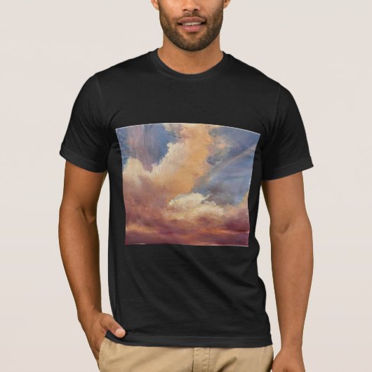ドラマティックな雲模様のBella Tシャツ (正面)