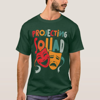 ドラマティーチャー演技プロジェクションズボード女子 Tシャツ