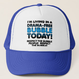 ドラマフリーなバブルピープルを尊敬 Funny Cap 帽子