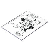 ドラママスクスマイルが泣き出す ノートブック (左側)