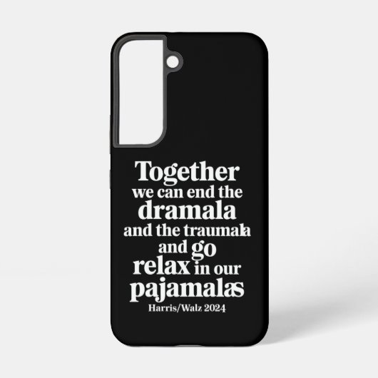 ドラマラもトラウマラも一緒に終わらせよう SAMSUNG GALAXYケース (裏面)