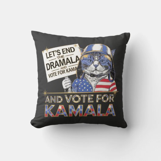 ドラマラを終えてカマラに投票 クッション (正面)