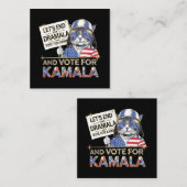 ドラマラを終えてカマラに投票 スクエア名刺 (正面/裏面)