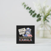 ドラマラを終えてカマラに投票 スクエア名刺 (スタンド正面)