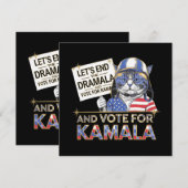 ドラマラを終えてカマラに投票 招待状 (正面/裏面)