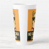 ドラマラマなし – チルビベスのみ カフェラテマグ (正面)