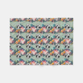 ドラマラマの森を防ぐのはあなたのみ フリースブランケット (正面(横))