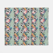 ドラマラマの森を防ぐのはあなたのみ フリースブランケット (正面(横))