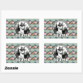 ドラマラマの森を防ぐのはあなたのみ 長方形シール (シート)