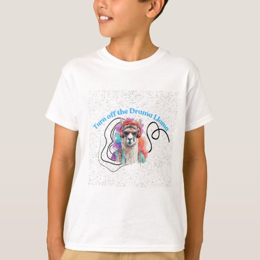 ドラマラマを消す Tシャツ (正面)