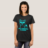 ドラマラマアルパカレインボーカールアイディア Tシャツ (正面フル)