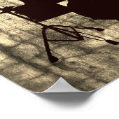 ドラマーおもしろいドラムキットのポスターセラピーが必要? ポスター (角)