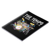 ドラマーおもしろい引用文ドラムセットロックバンドミュージシャン ノートブック (左側)