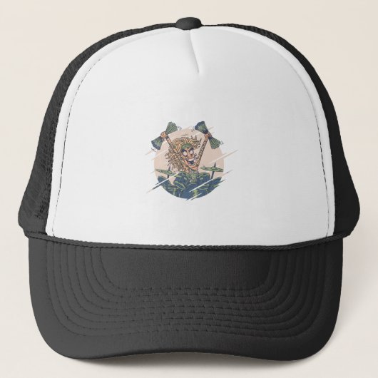 ドラマーおもしろい キャップ (正面)