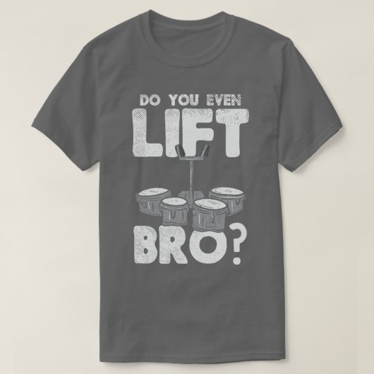 ドラマーおもしろい Tシャツ (デザイン正面)