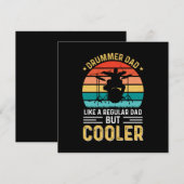 ドラマーおやじ 招待状 (正面/裏面)