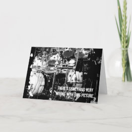 ドラマーが殺す！誕生日カード カード