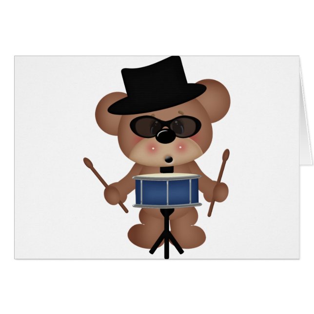 ドラマーくま (正面横)