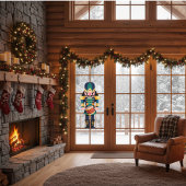 ドラマーくるみ割り窓にしがみつく ウィンドウサイン