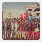 ドラマーと兵士のコルテージュ スクエアシール (正面)