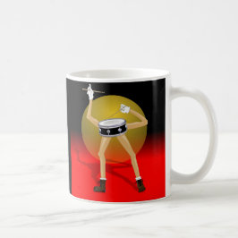 ドラマーのためのカスタムなコーヒー・マグ コーヒーマグカップ