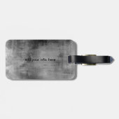 ドラマーのためのドラム置かれた/パーソナライズなギフト ラゲッジタグ (裏面横)