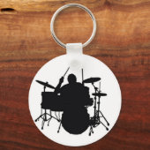 ドラマーのキーチェーン キーホルダー (正面)