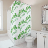 ドラマーのシャムロックがアウトライン シャワーカーテン (インサイチュ)