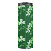 ドラマーのシャムロックが緑に縁取り タンブラー (裏面)