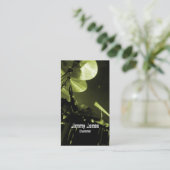 ドラマーのシンバルとタムOchre名刺 名刺 (スタンド正面)